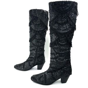 Free People Disco Party Tall Heeled Boot - 37